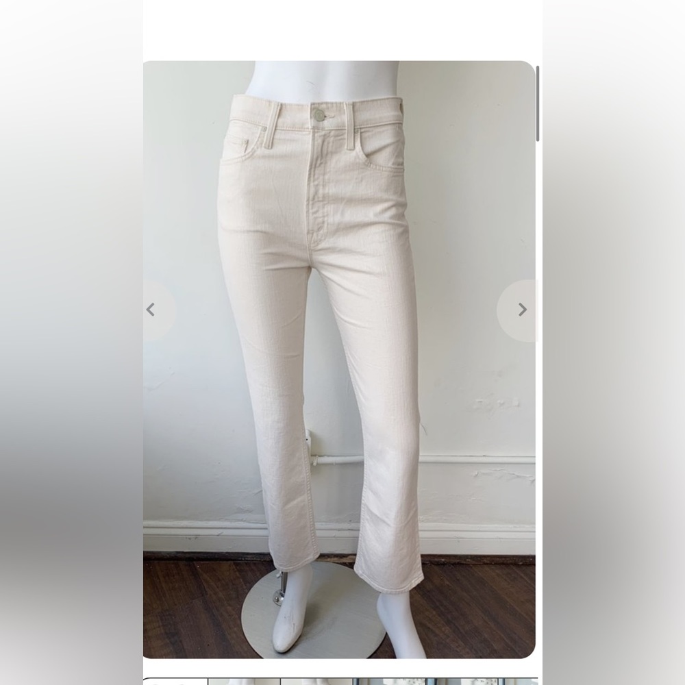 Mother High Waisted Rider Ankle - Au Natural - 25